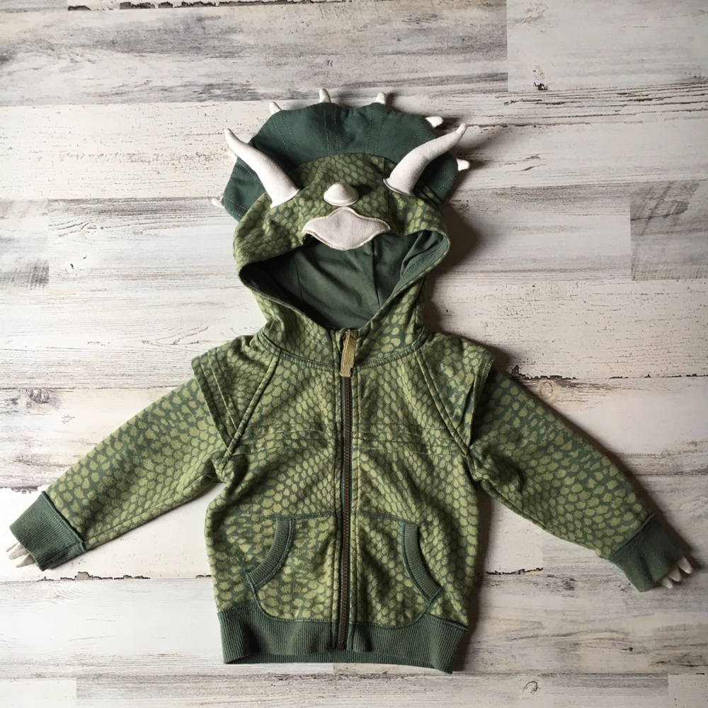 Dinosaur Jacket With Horns and Claws 12-18 Months